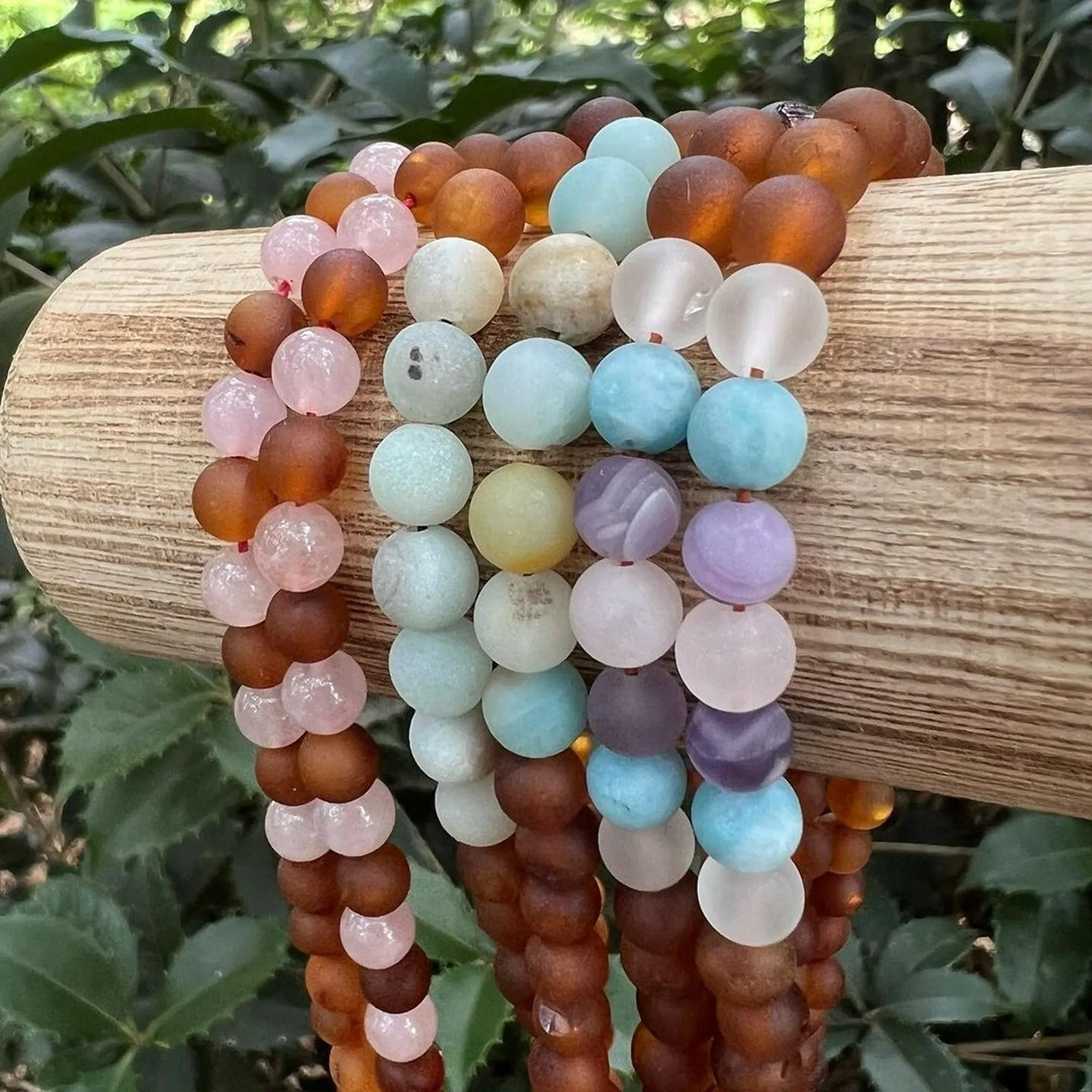 Adults | Mermaid Mix   Raw Cognac Amber Necklace