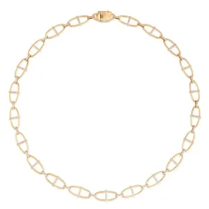 Brilliant Diamond Link Necklace
