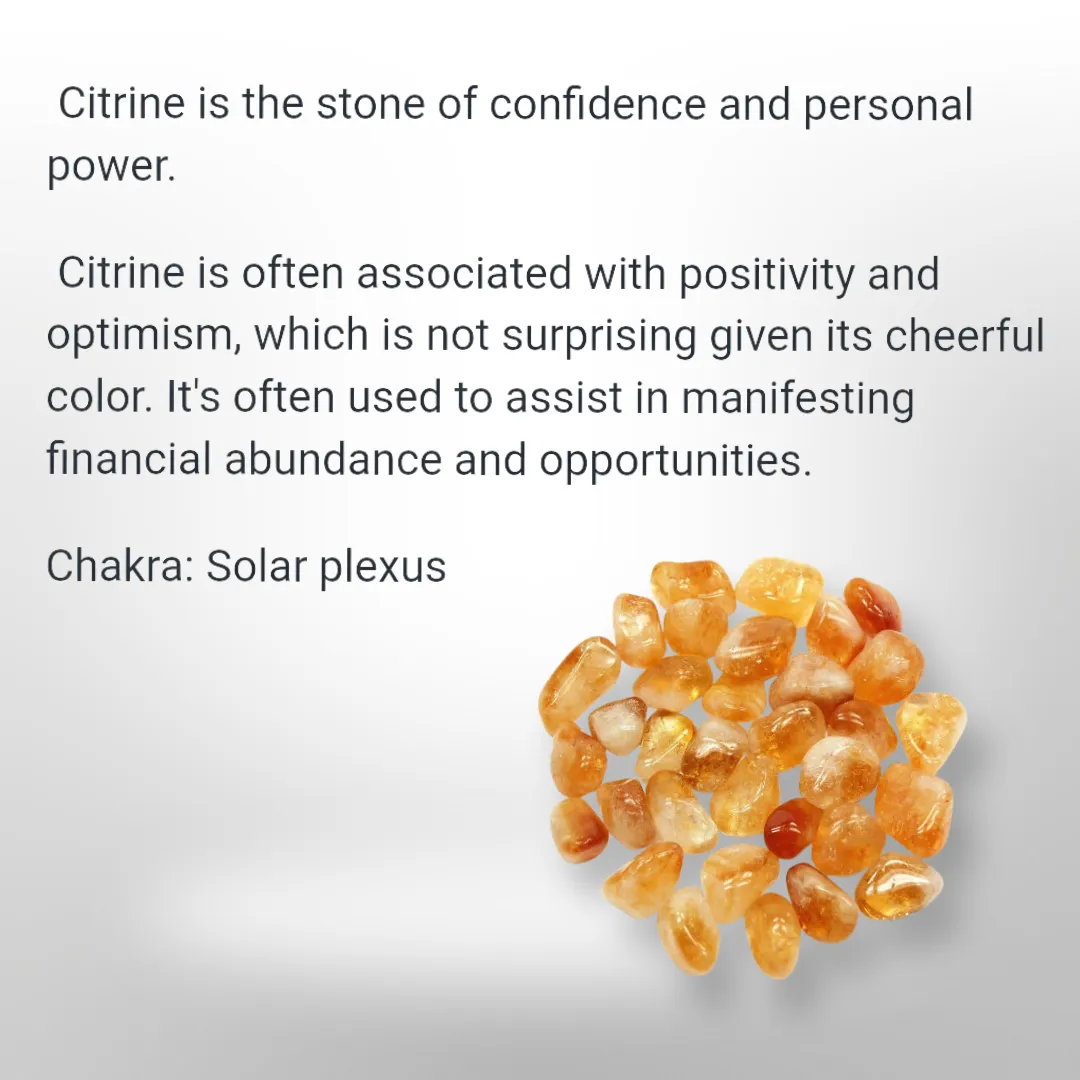 Citrine Pendulum & Dowsing kit