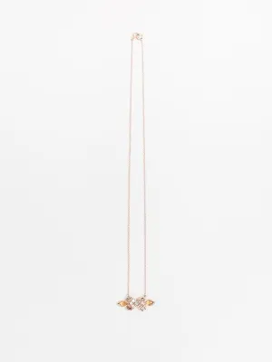 enlightened warrior bar necklace