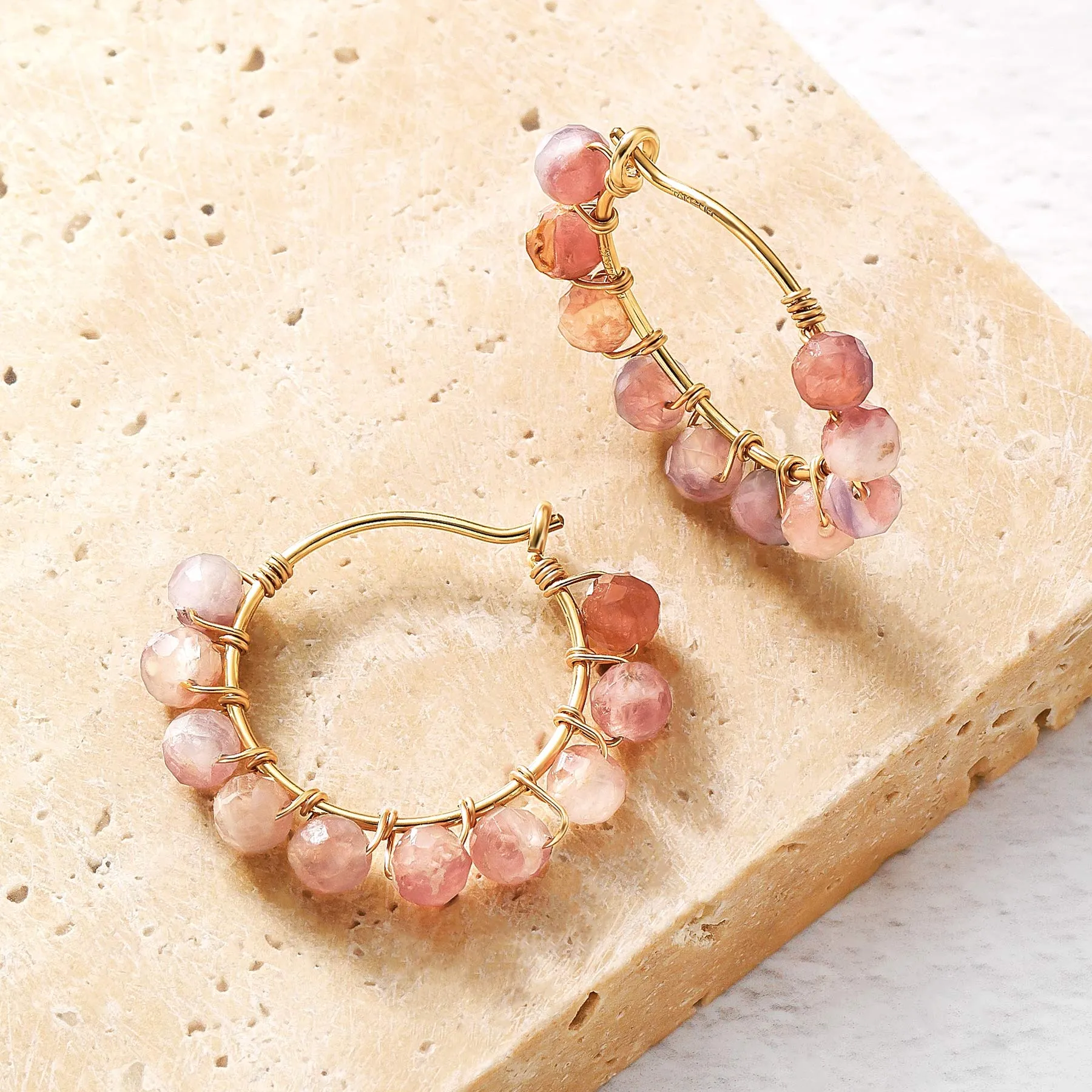 Gold Filled Multicolor Tourmaline Earrings