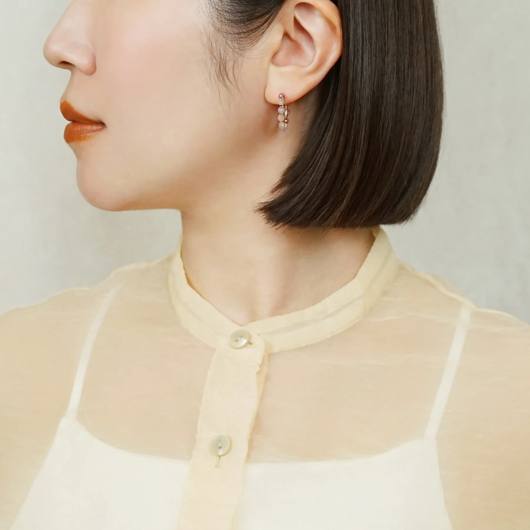 Gold Filled Multicolor Tourmaline Earrings