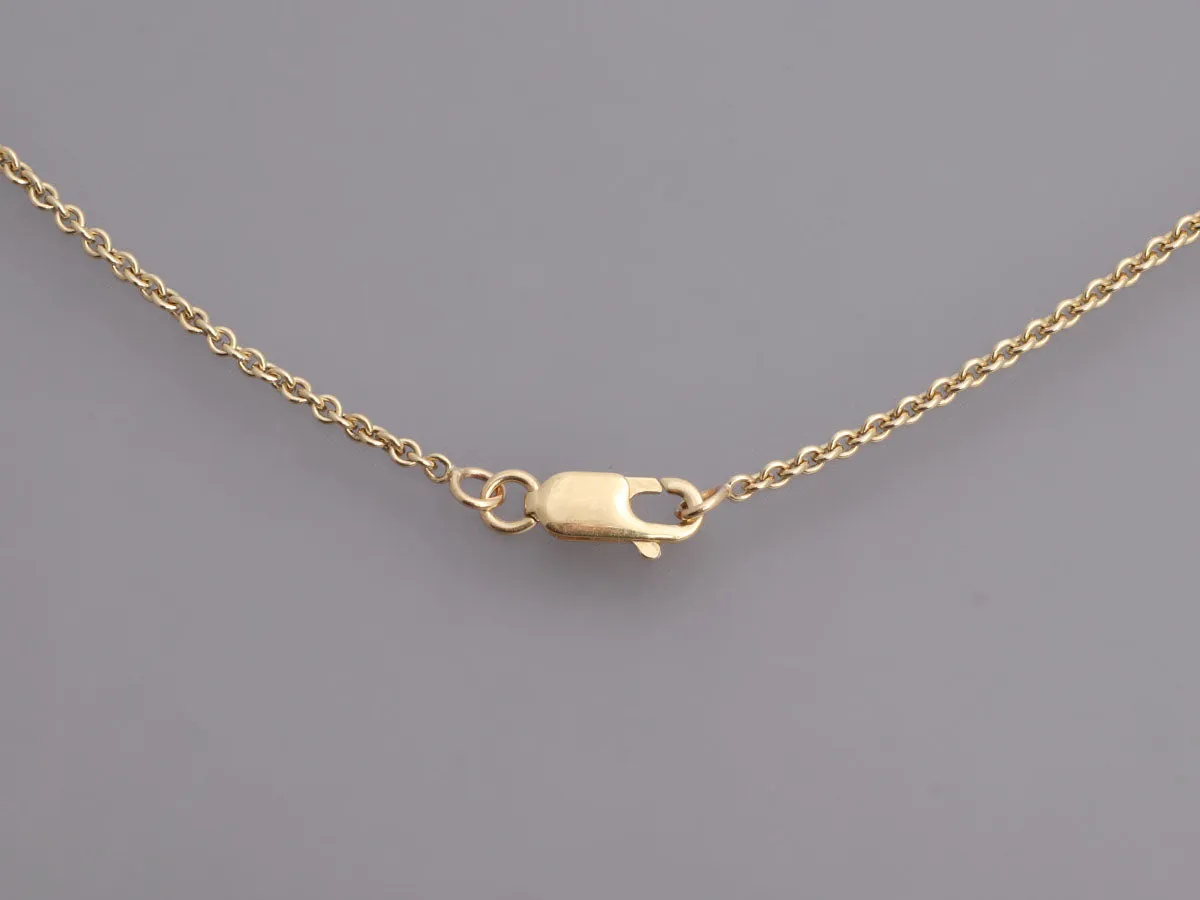 Jan Logan 14K Yellow Gold Citrine Trio Pendant Necklace