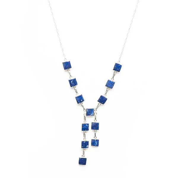 Lapis Lazuli Itzel Necklace | Artisan Jewelry | Made in the Andes