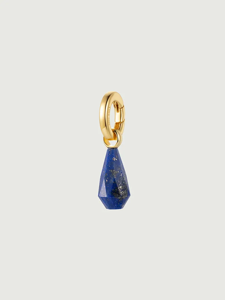 Lucky Charm Geometric Lazurite Pendant