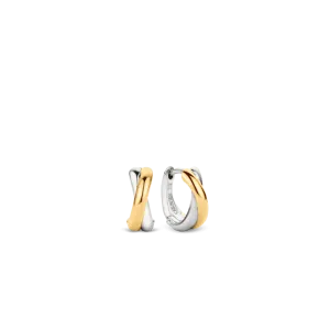 Milano Crossover Earrings - Silver/Gold - 7667SY