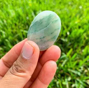 Natural Gemstone Palm Stone