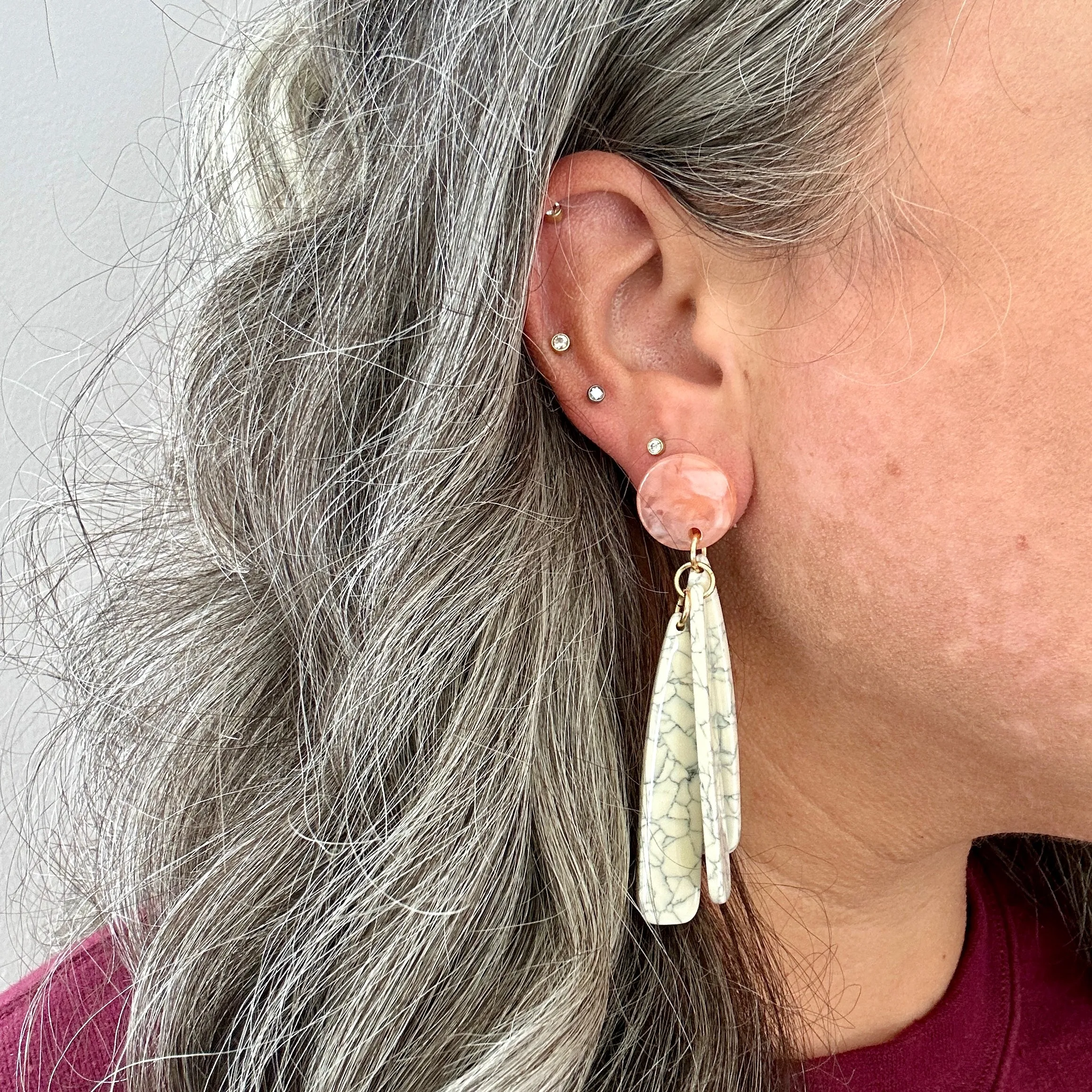 Petal Drop Earrings in You Crackle Me Up