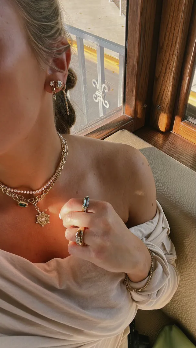 Pink Pearl Strand Necklace