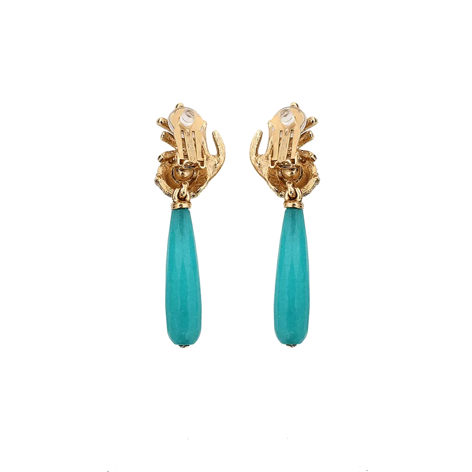 Quartz Coral Earrings