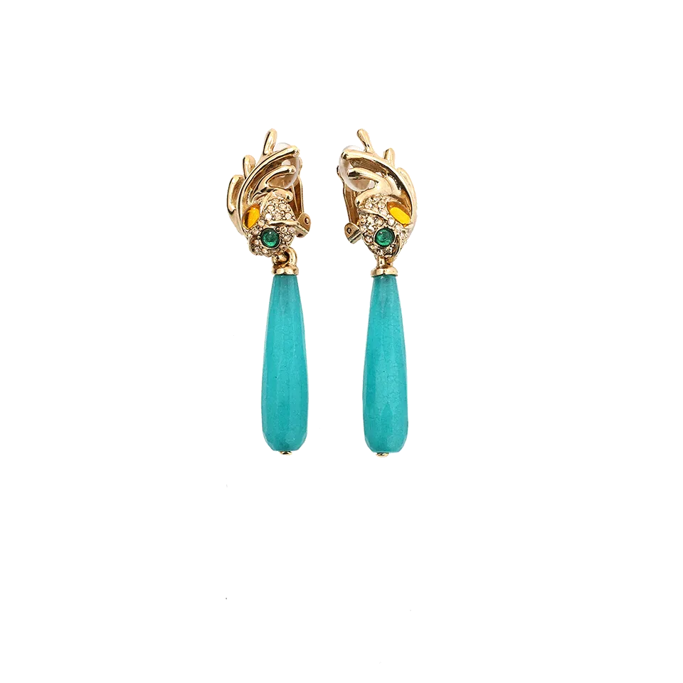 Quartz Coral Earrings