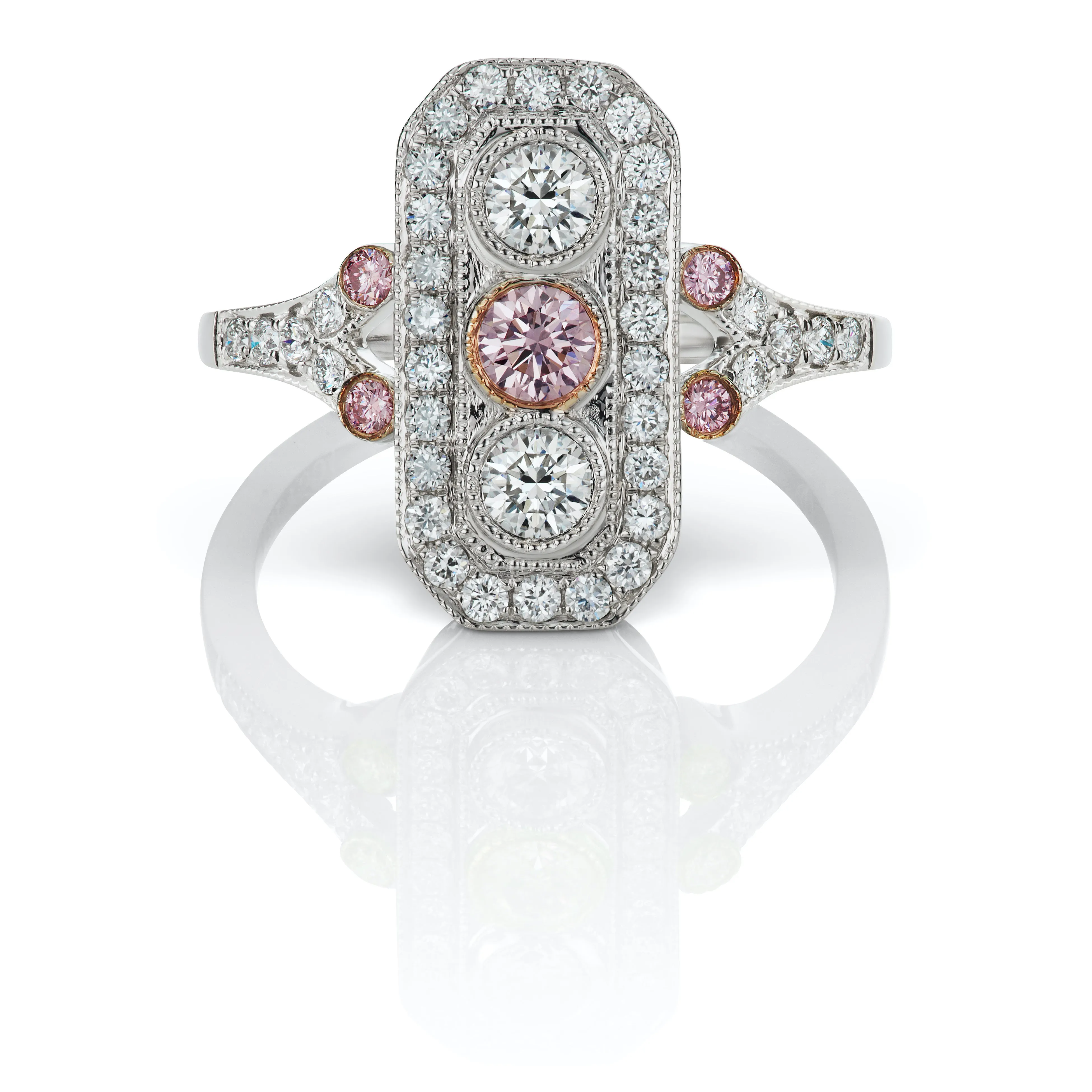 Rectangular Art Deco Diamond Ring