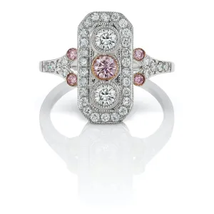 Rectangular Art Deco Diamond Ring