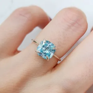The Asher - Brilliant Aquamarine